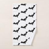 Halloween Bat Badhandtuch Set (Handtuch)
