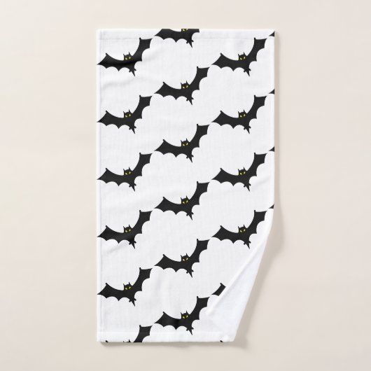 Halloween Bat Badhandtuch Set (Handtuch)