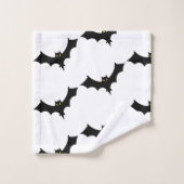 Halloween Bat Badhandtuch Set (Waschlappen)