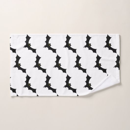 Halloween Bat Badhandtuch Set (Handtuch)