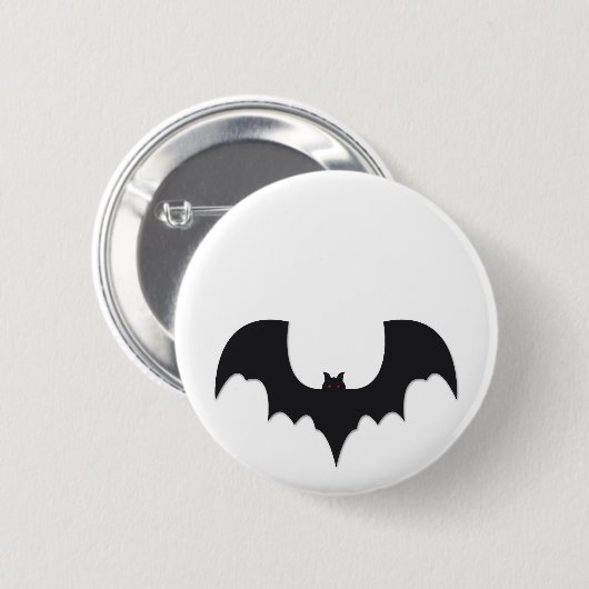 Halloween bat button (Vorne & Hinten)