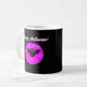 Halloween Bat Coffee Tasse (Vorderseite Links)
