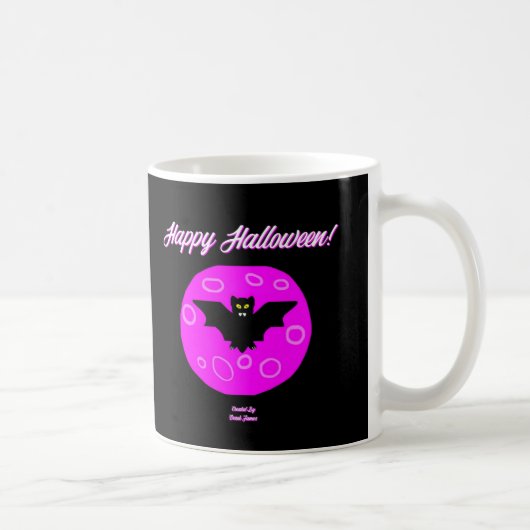 Halloween Bat Coffee Tasse (Rechts)