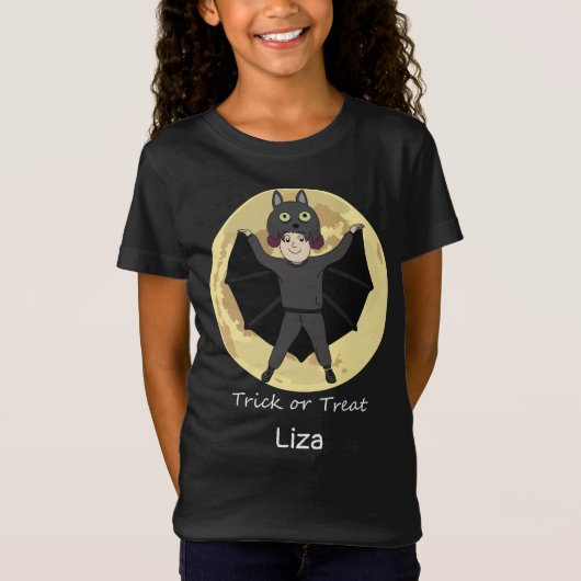 Halloween Bat Costume T - Shirt (Vorderseite)