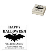 Halloween Bat Crazy Individuelle Name Gummistempel (Stempel)