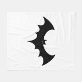 Halloween Bat Fleecedecke (Vorderseite (Horizontal))