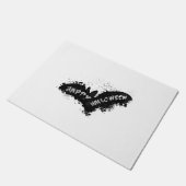 Halloween Bat Fußmatte (Schrägansicht)