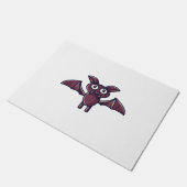 Halloween Bat Fußmatte (Schrägansicht)