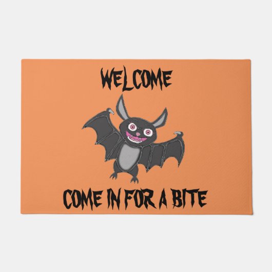 Halloween Bat Fußmatte (Vorderseite)