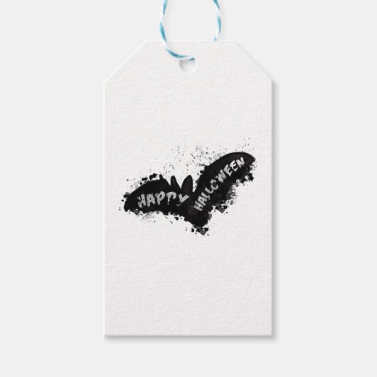 Halloween Bat Geschenkanhänger (Vorderseite)