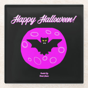 Halloween-Bat-Glass-Untersetzer Glasuntersetzer