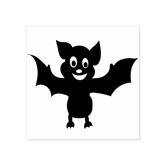 Halloween Bat Gummistempel (Prägung)