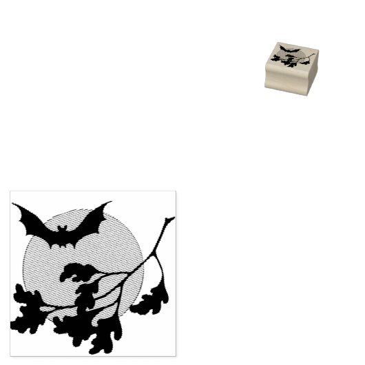 Halloween Bat Gummistempel (Stempel)
