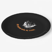 Halloween Bat Hanging For The Essential Pappteller (Schrägansicht)