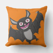 Halloween Bat Kissen (Vorderseite)