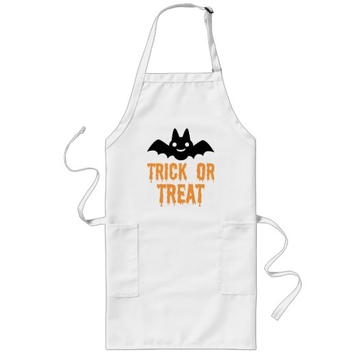 Halloween Bat Lange Schürze (Vorne)