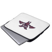 Halloween Bat Laptopschutzhülle (Vorne Knopf)