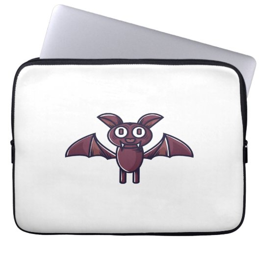 Halloween Bat Laptopschutzhülle (Vorderseite)