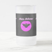 Halloween Bat Large Mattiert Glass Tasse (Mittel)