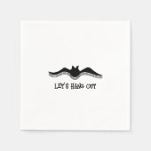 Halloween Bat, lass uns ausgehen Serviette (Vorderseite)