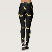 Halloween Bat Leggings Design von Poet Adiela Akoo (Rückseite)