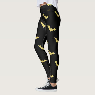 Halloween Bat Leggings Design von Poet Adiela Akoo