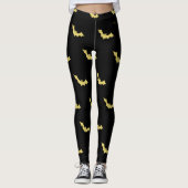 Halloween Bat Leggings Design von Poet Adiela Akoo (Vorderseite)