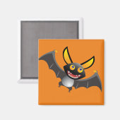 Halloween Bat Magnet (Vorderseite/Rückseite)