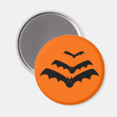 Halloween Bat Magnet (Vorderseite/Rückseite)