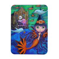 Halloween Bat Meerjungfrau Hexe Delphine Oktopus O
