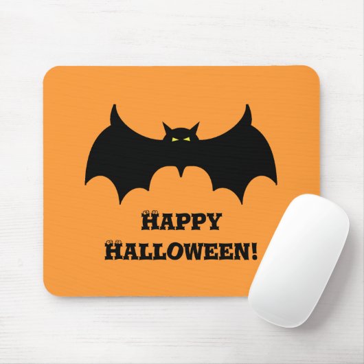Halloween Bat Mousepad (Mit Mouse)