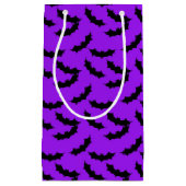Halloween Bat Muster kleine Geschenktasche Geschenktüte (Vorderseite)