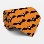 Halloween Bat Neck Tie Krawatte (Gerollt)