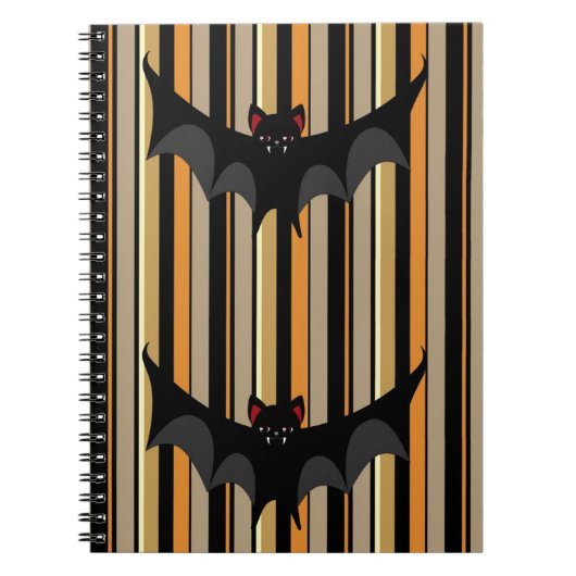 Halloween Bat Notizblock (Vorderseite)