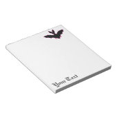 Halloween Bat Notizblock (angewinkelt)