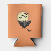 Halloween Bat Orange Dosenkühler (Vorderseite)