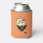 Halloween Bat Orange Dosenkühler (Kanne Rückseite)