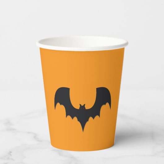 Halloween bat pappbecher (Rückseite)