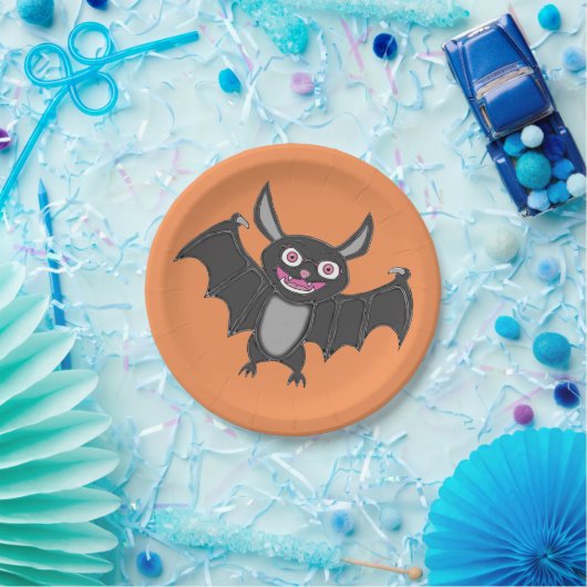 Halloween Bat Pappteller (Party)