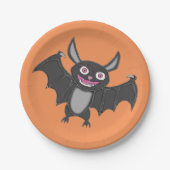 Halloween Bat Pappteller (Vorderseite)