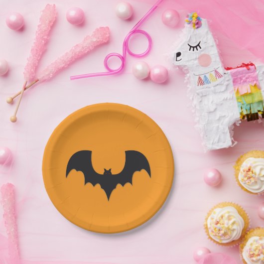 Halloween bat pappteller (Party)