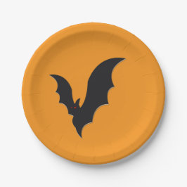 Halloween bat pappteller