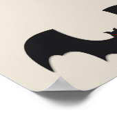 Halloween bat poster (Ecke)