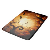 Halloween/Bat/Pumpkin/Fall Badematte (Schrägansicht)