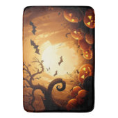 Halloween/Bat/Pumpkin/Fall Badematte (Vorderseite Vertikal)