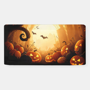Halloween/Bat/Pumpkin/Fall Banner