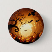 Halloween/Bat/Pumpkin/Fall Button (Vorderseite)