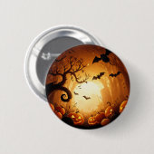 Halloween/Bat/Pumpkin/Fall Button (Vorne & Hinten)