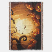 Halloween/Bat/Pumpkin/Fall Decke (Vorderseite Vertikal)
