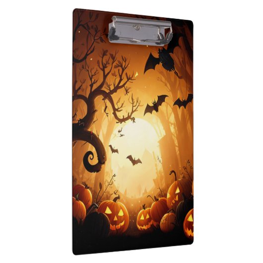 Halloween/Bat/Pumpkin/Fall Klemmbrett (Rechts)